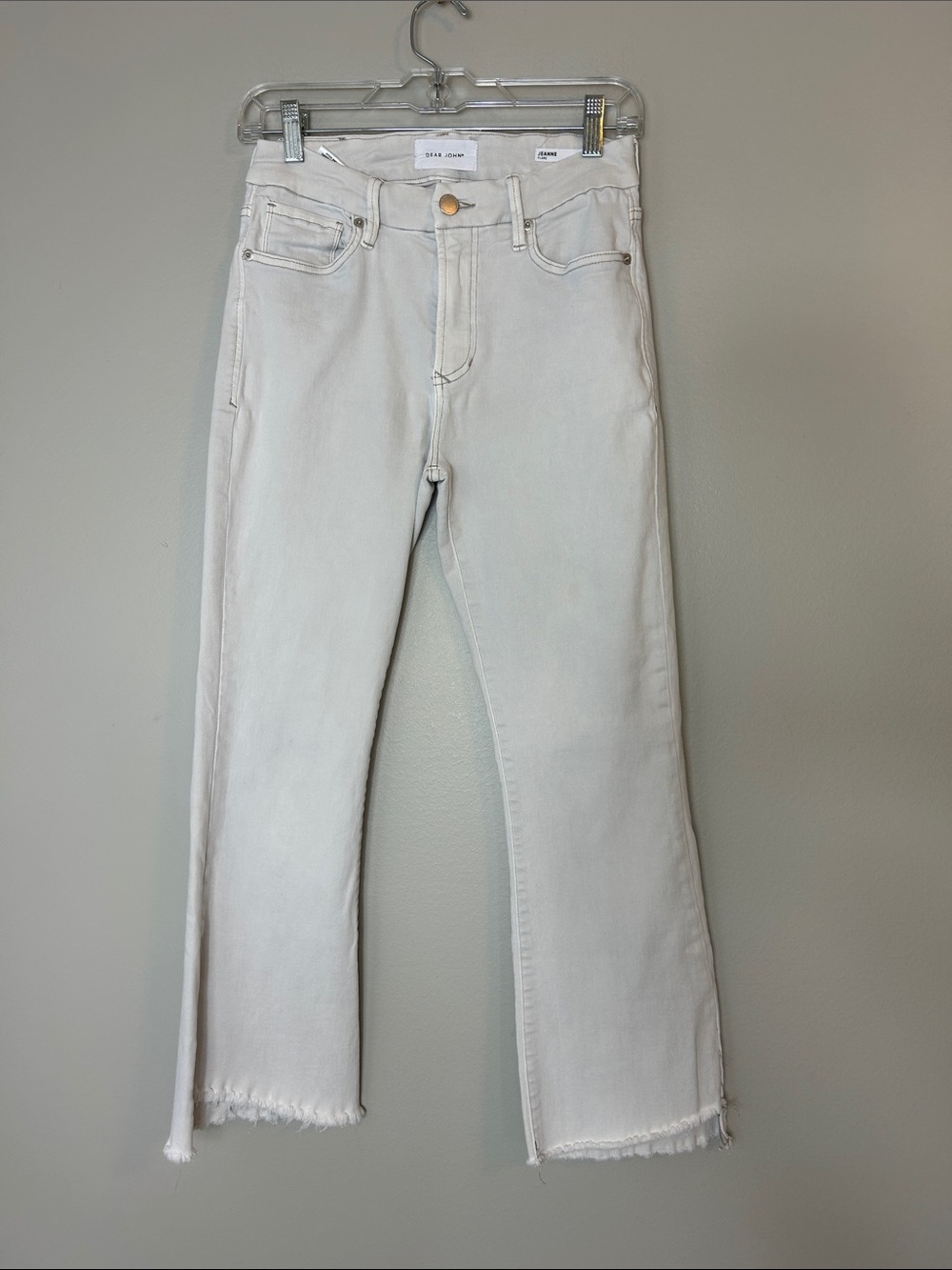 Dear John Jeans  – Size 8 Jeanne Flare ( light gray)